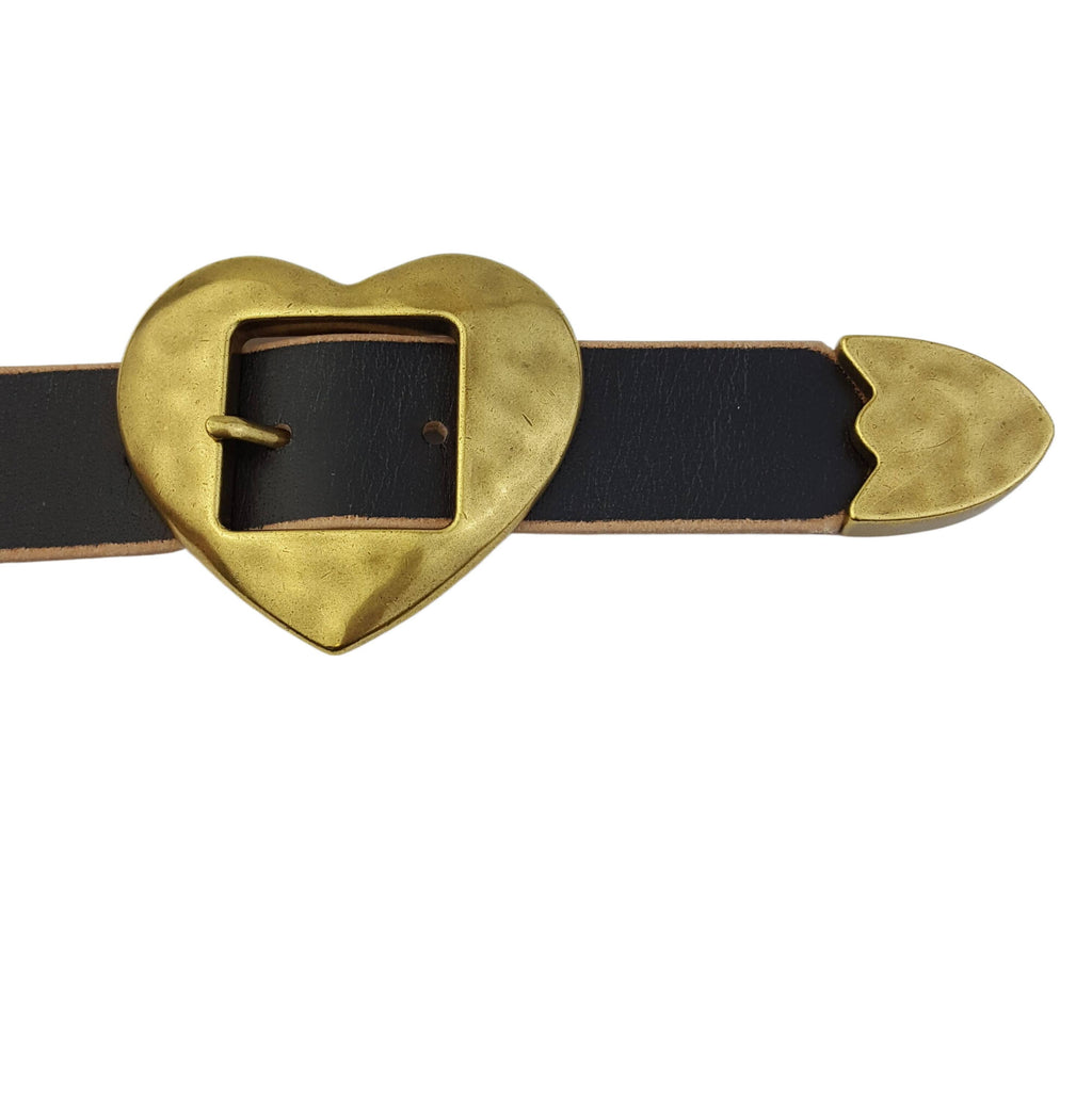 Vintage Love Heart Buckle Belt
