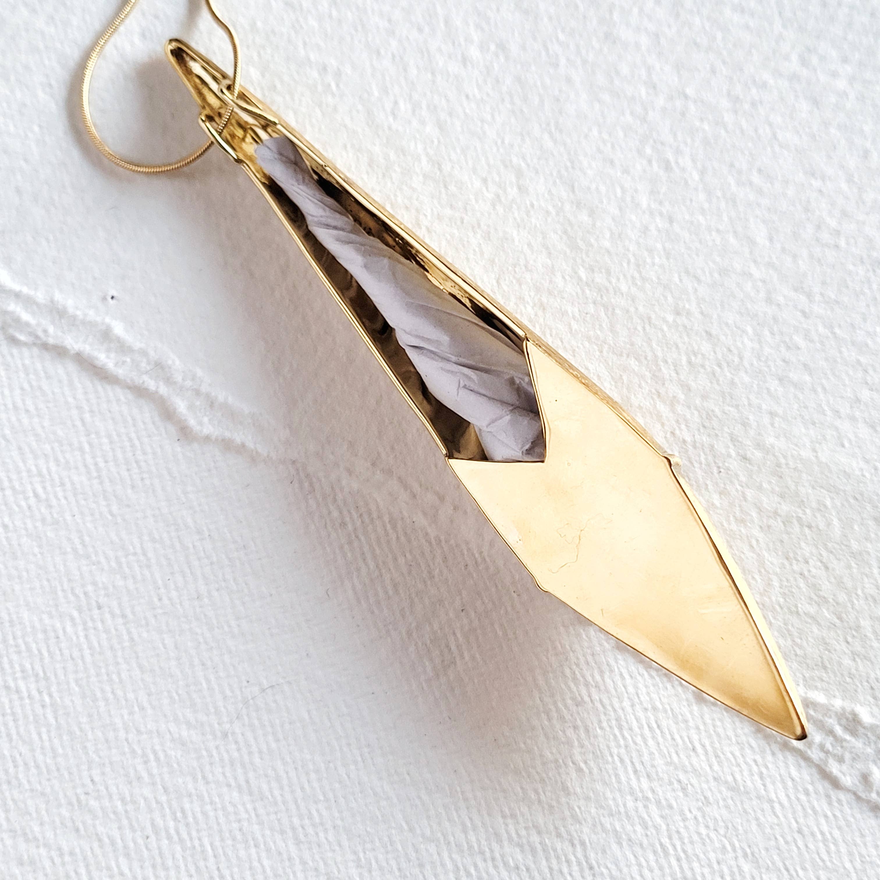 Brass gnome keepsake pendant locket Necklace