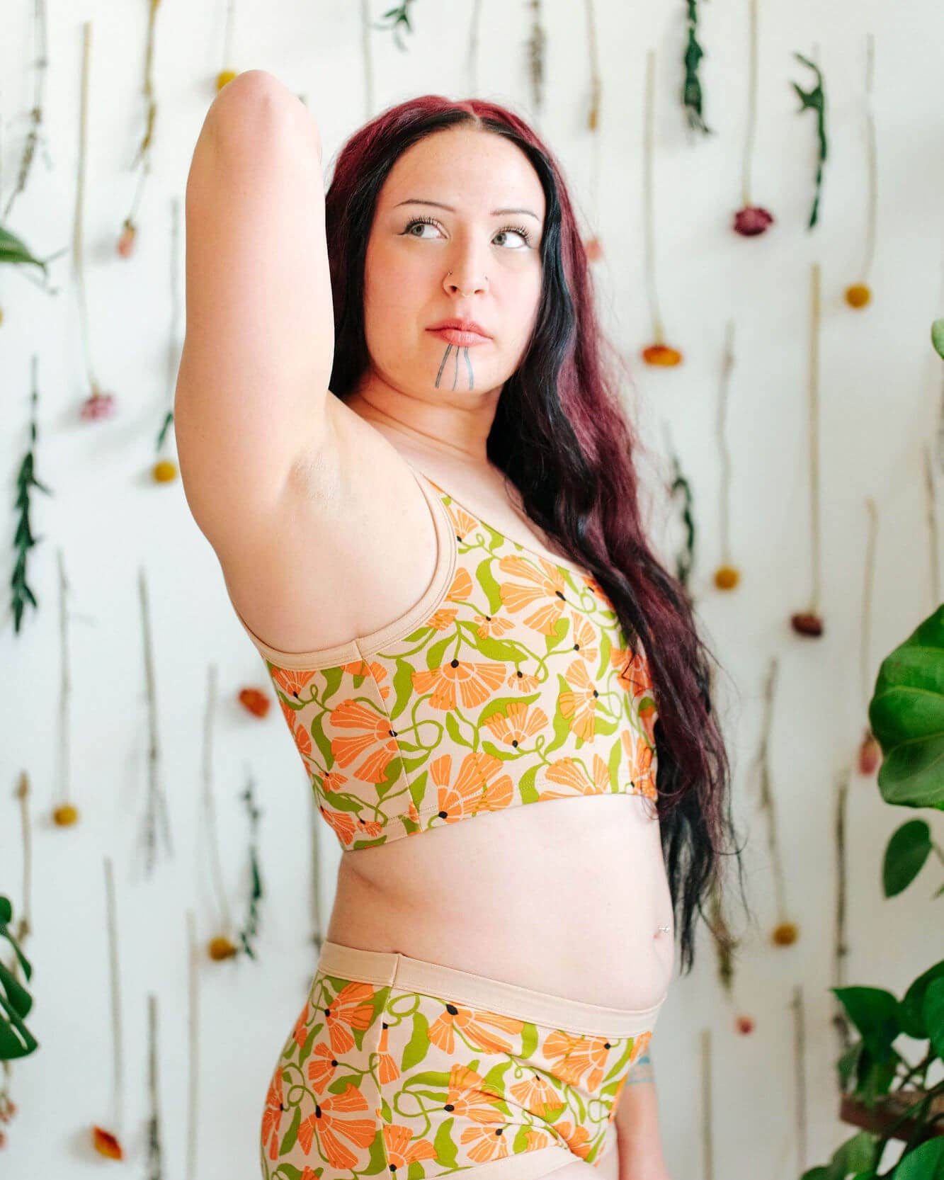 Longline Bra Secret Garden