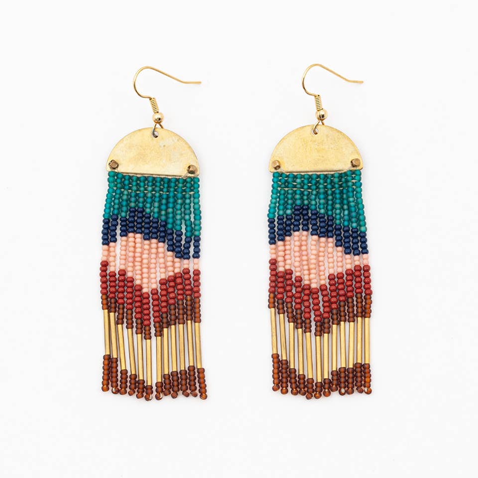 Half Moon Cascade Earrings