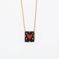 Beaded Tag Necklace