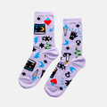 Witchy Mystic Spells - Small Crew Socks - Halloween Outfit