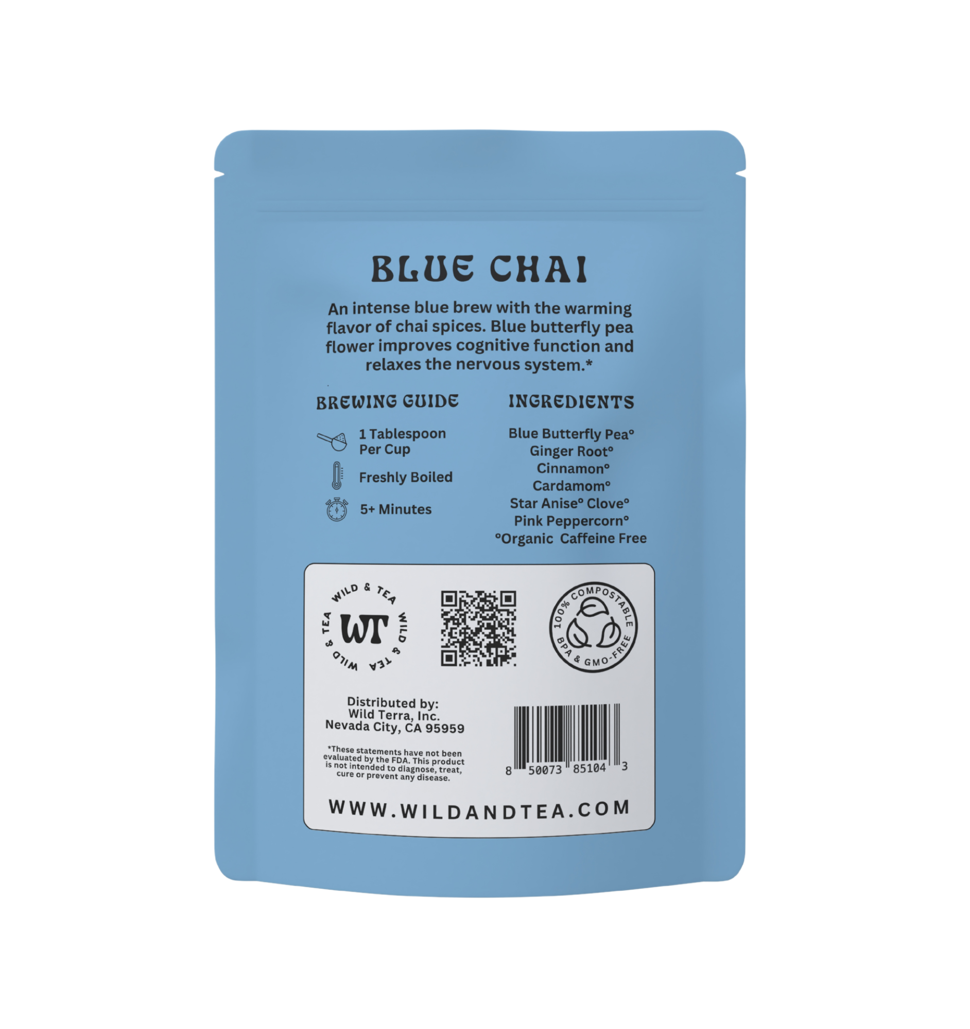 Blue Chai Herbal Tea