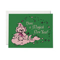 Beary New Year greeting card