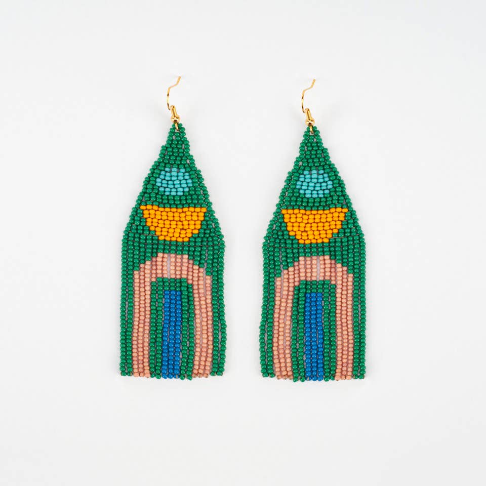 Beaded Balance Earrings