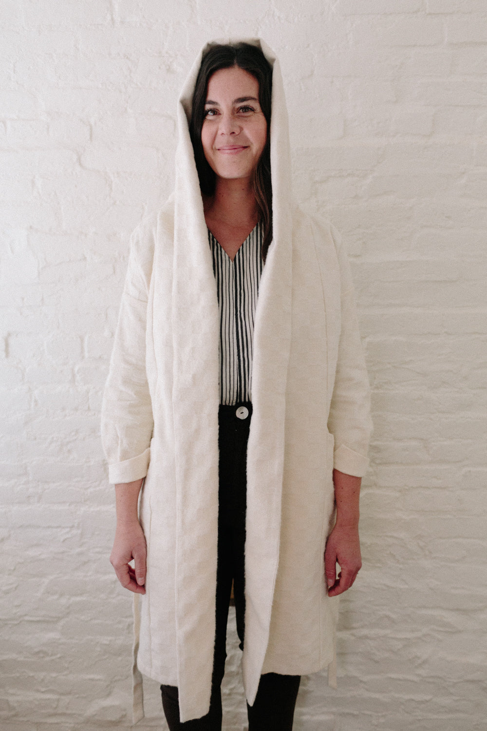 Mantle Jacket in Snow Jacquard