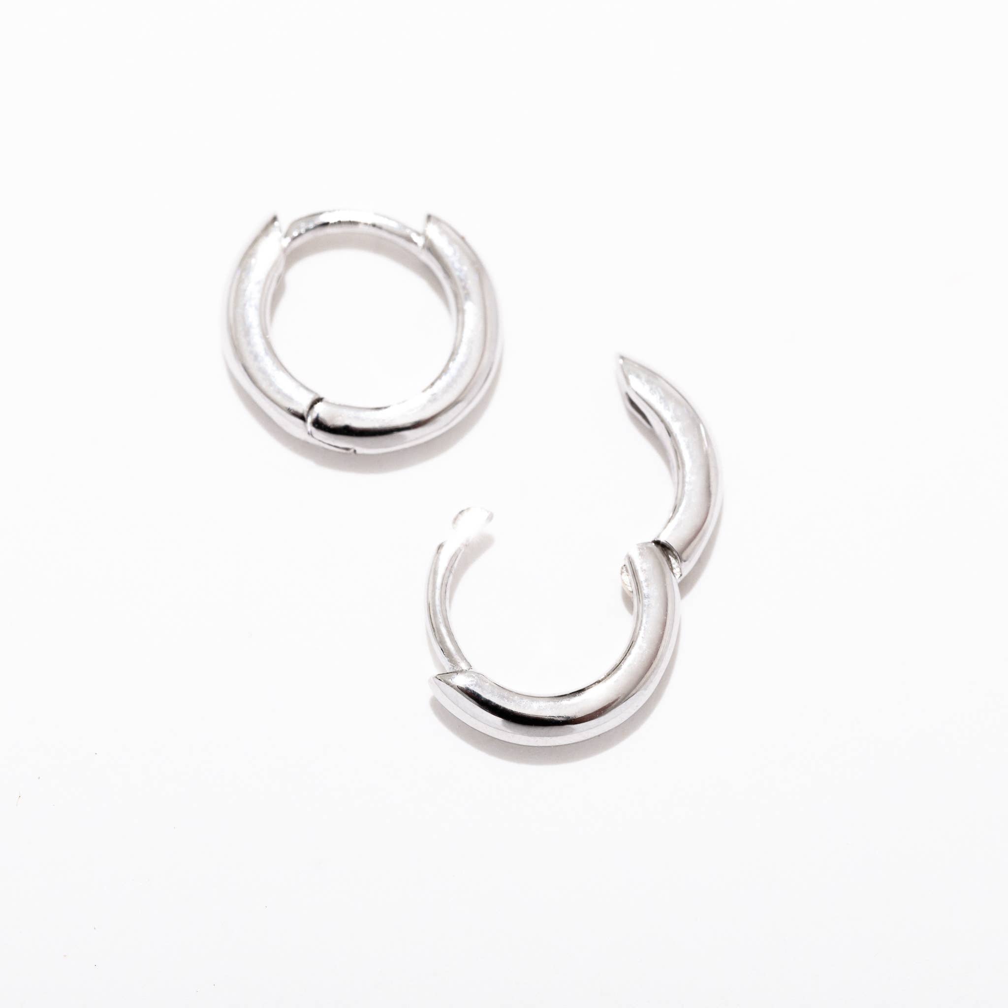Margot Mini Huggie Hoop Earrings - Gold Plated or Sterling
