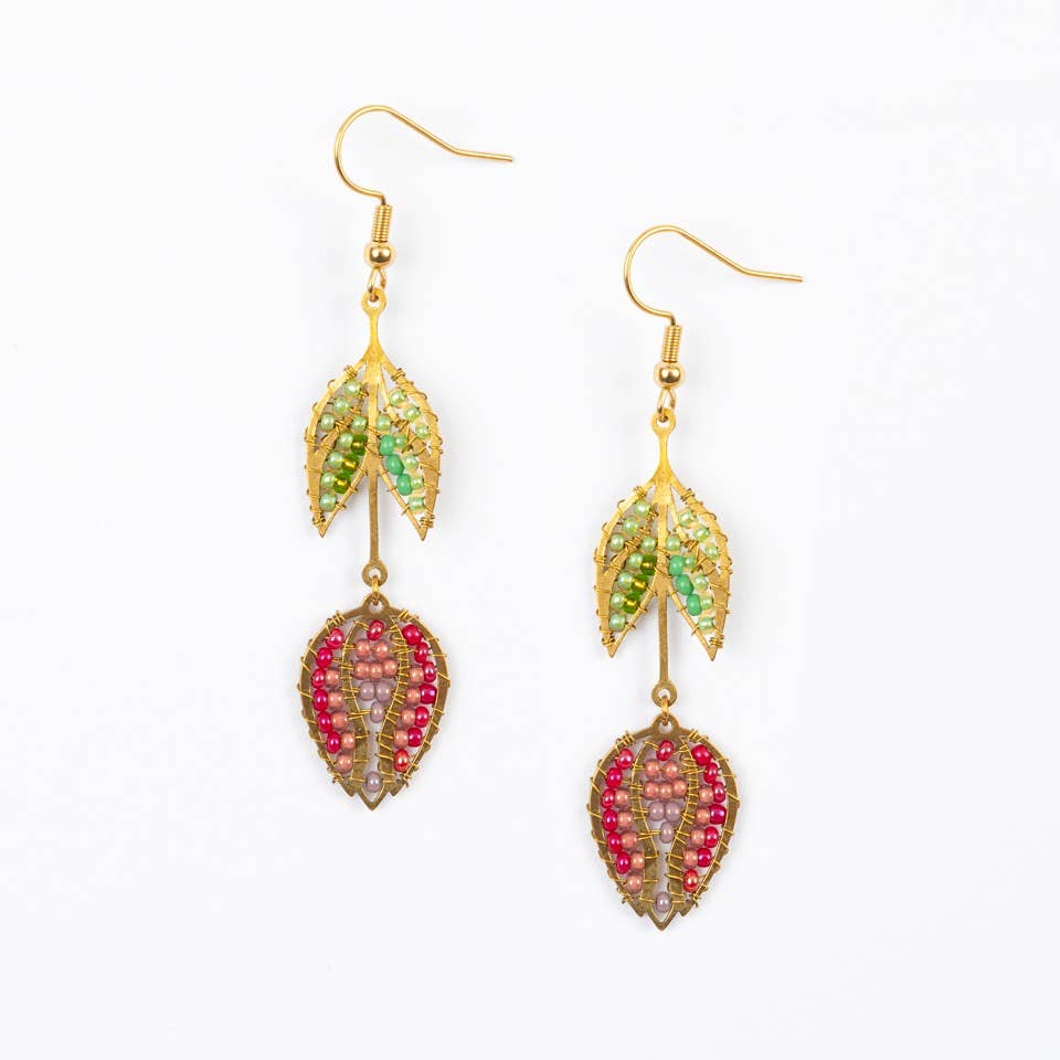 Hanging Tulip Earrings