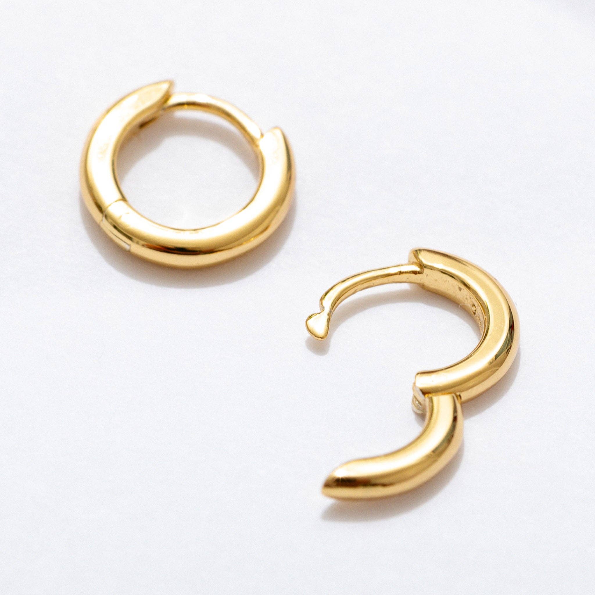 Margot Mini Huggie Hoop Earrings - Gold Plated or Sterling