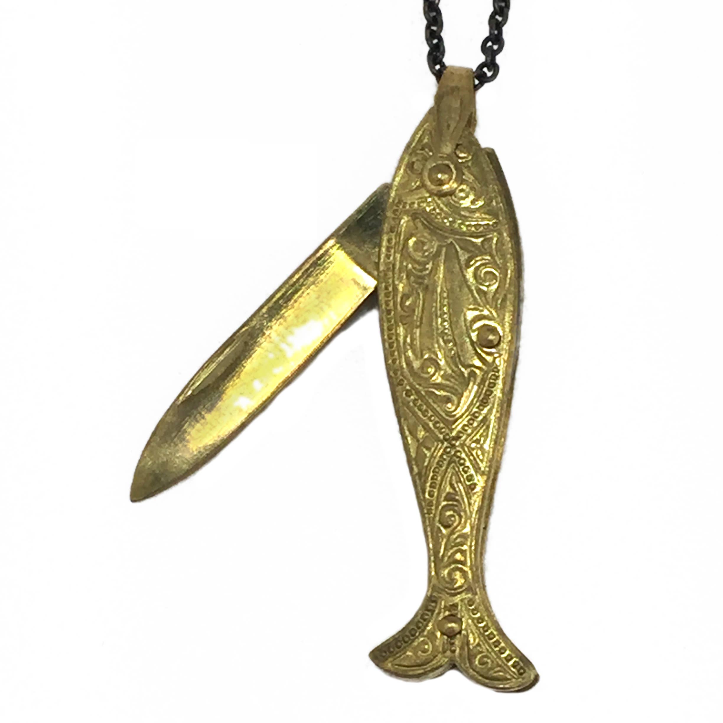 Fish Knife Necklace