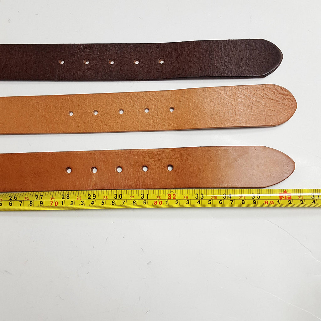 Genuine Leather Belt Dark Brown