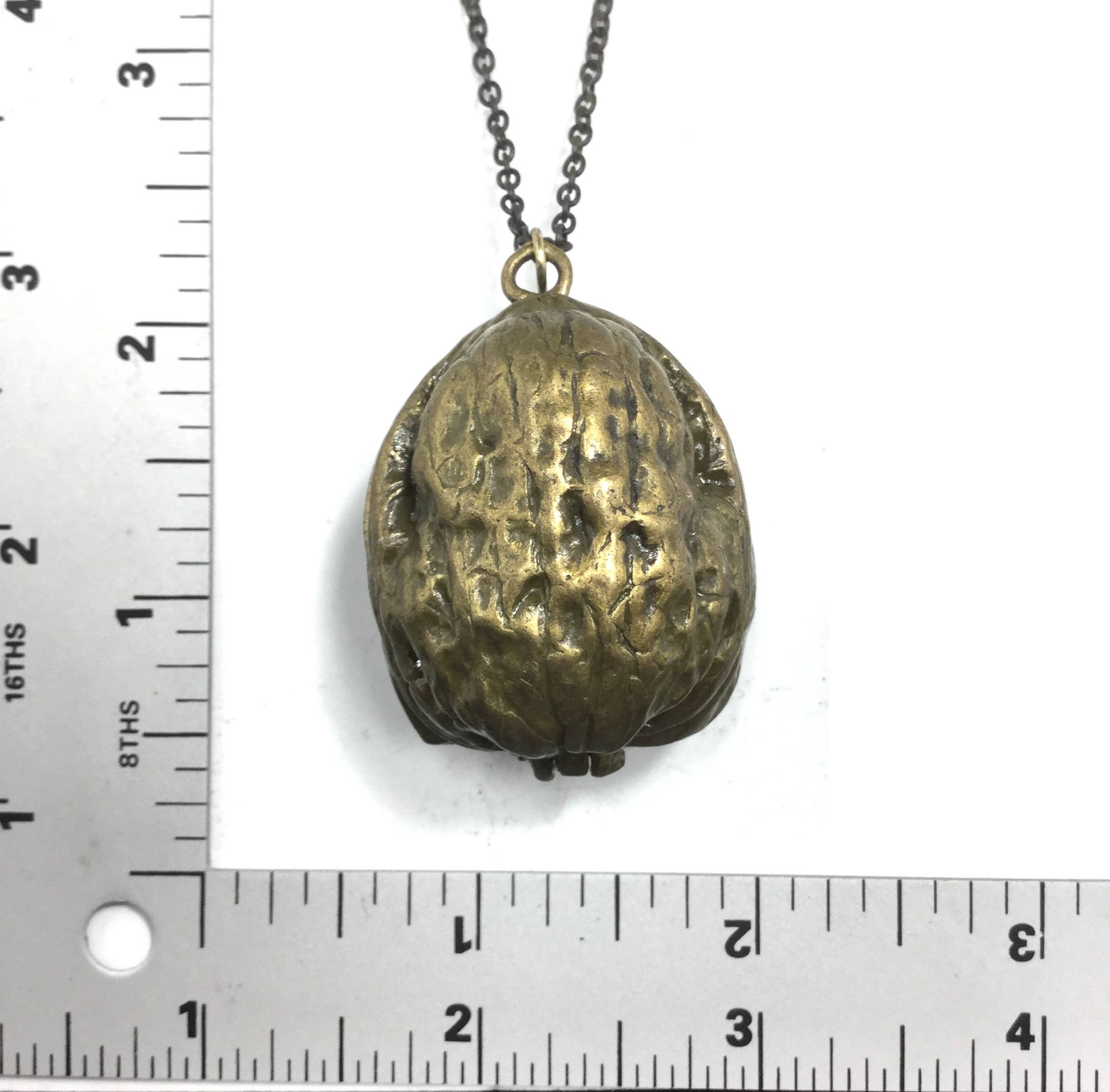 Walnut keepsake necklace