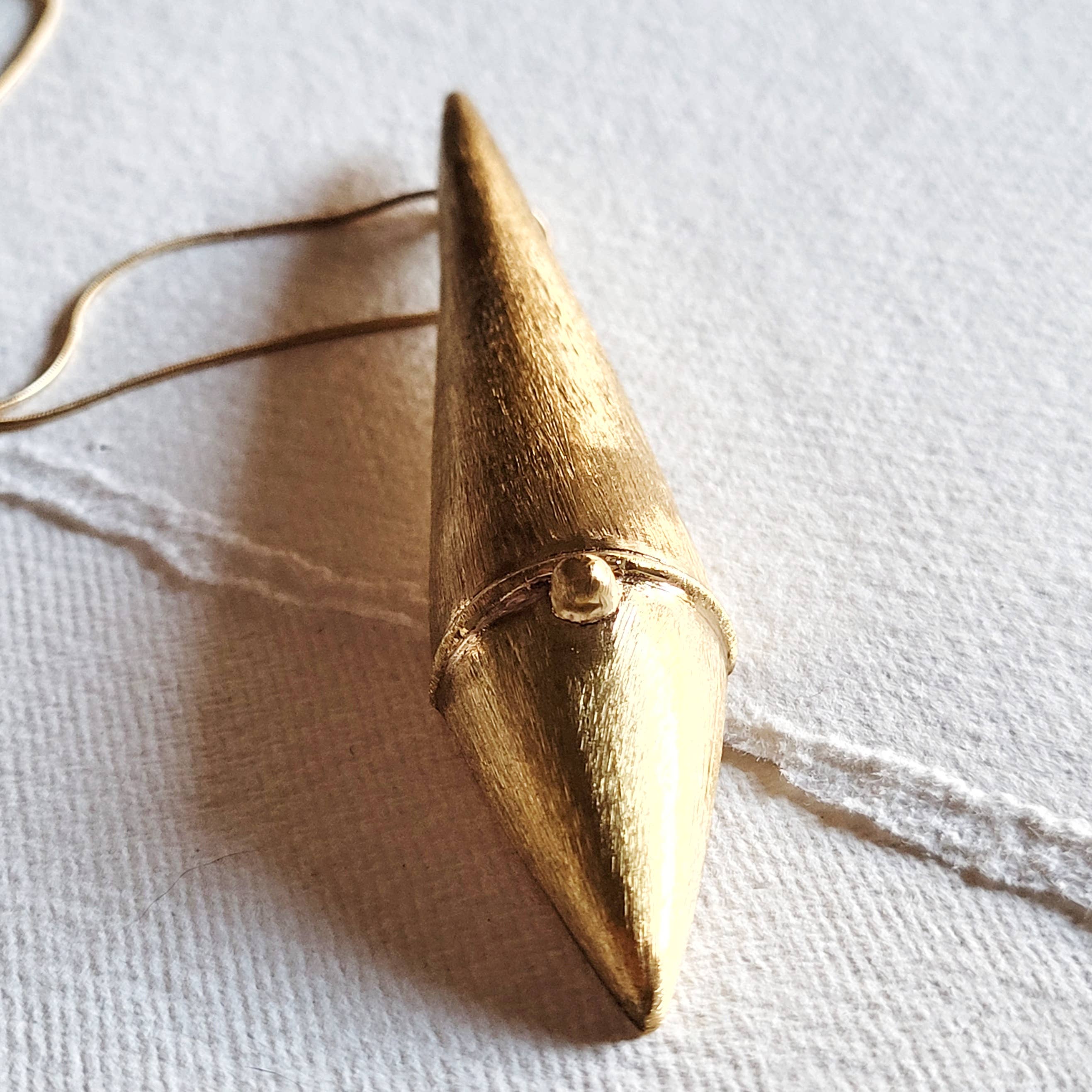 Brass gnome keepsake pendant locket Necklace