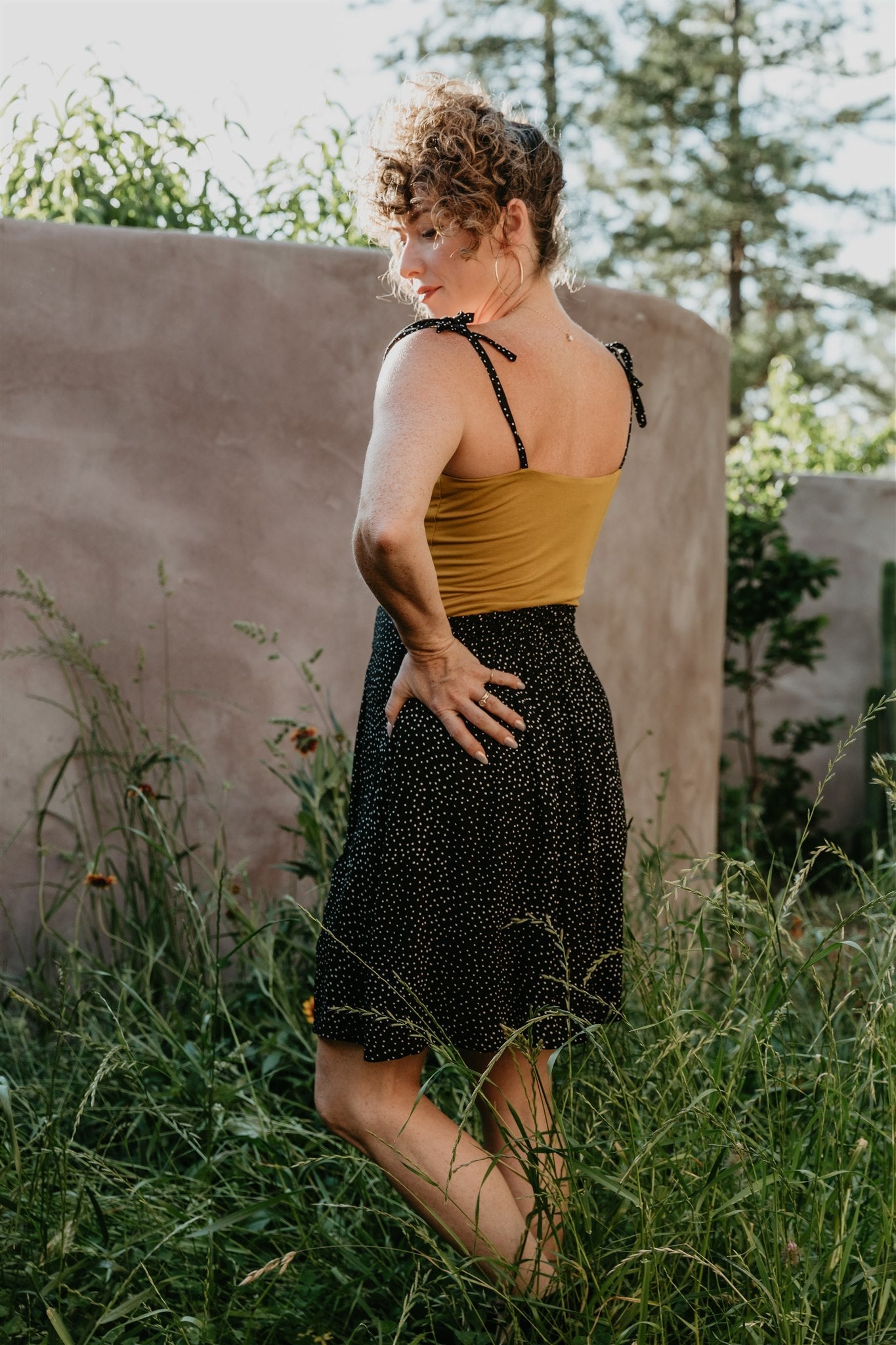 Minnie Top in Mustard Modal