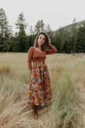 Trices Skirt in Cotton Chickens