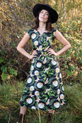 Xena Dress in Fern & Flox by Swan Bones