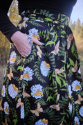 Maxi Wrap Skirt in Fern & Flox by Swan Bones