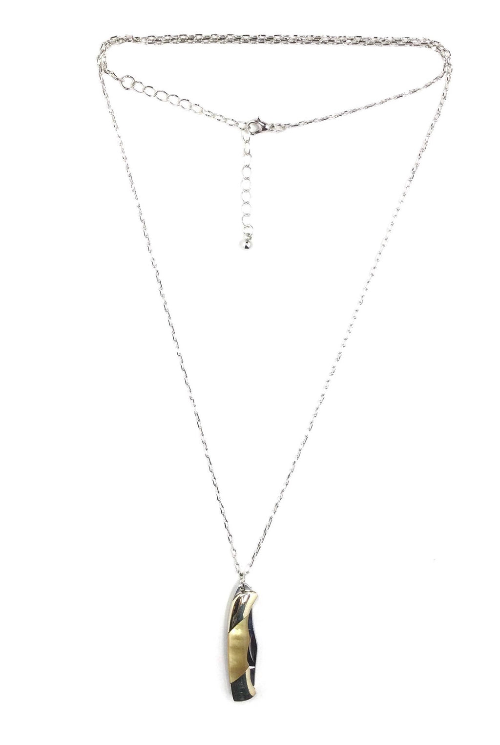 Mother of Pearl Pocket Knife Necklace