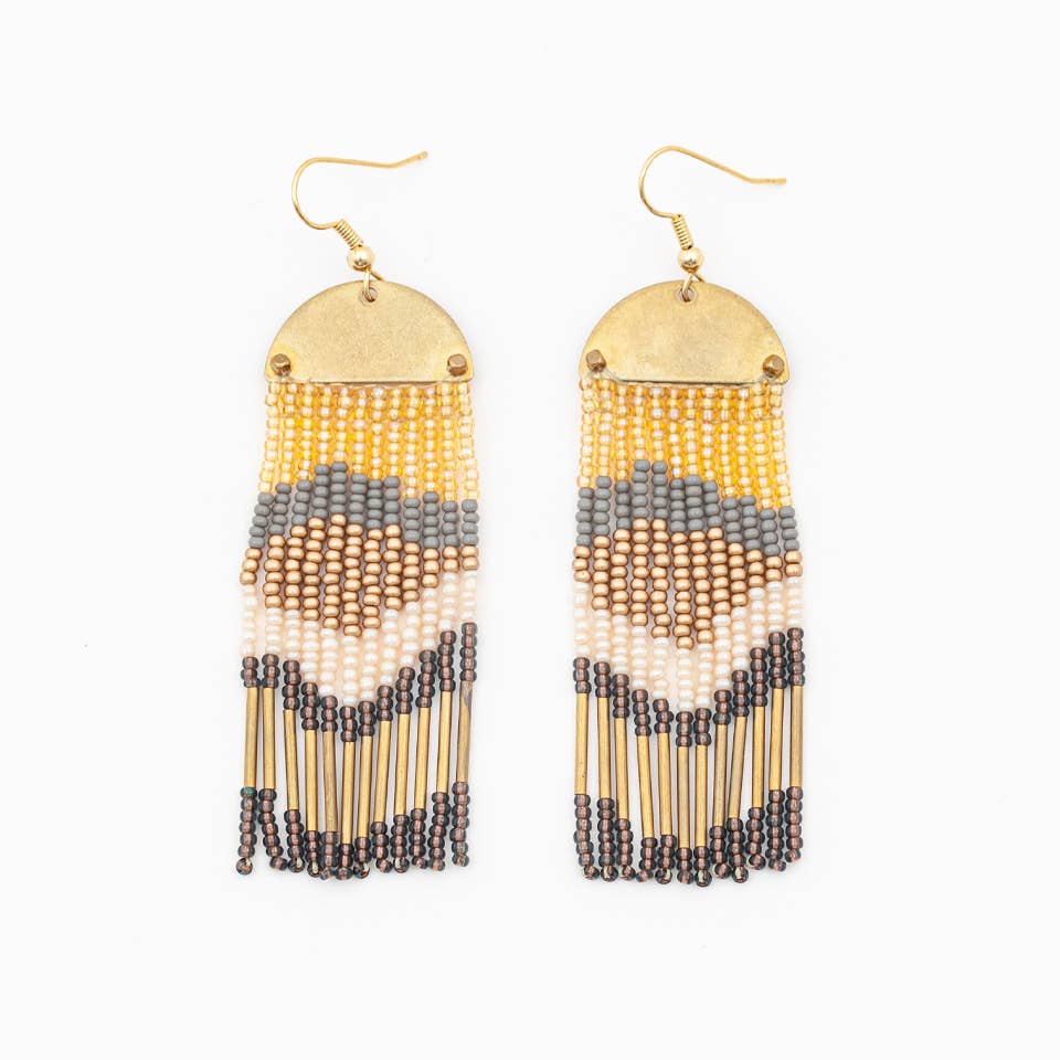 Half Moon Cascade Earrings