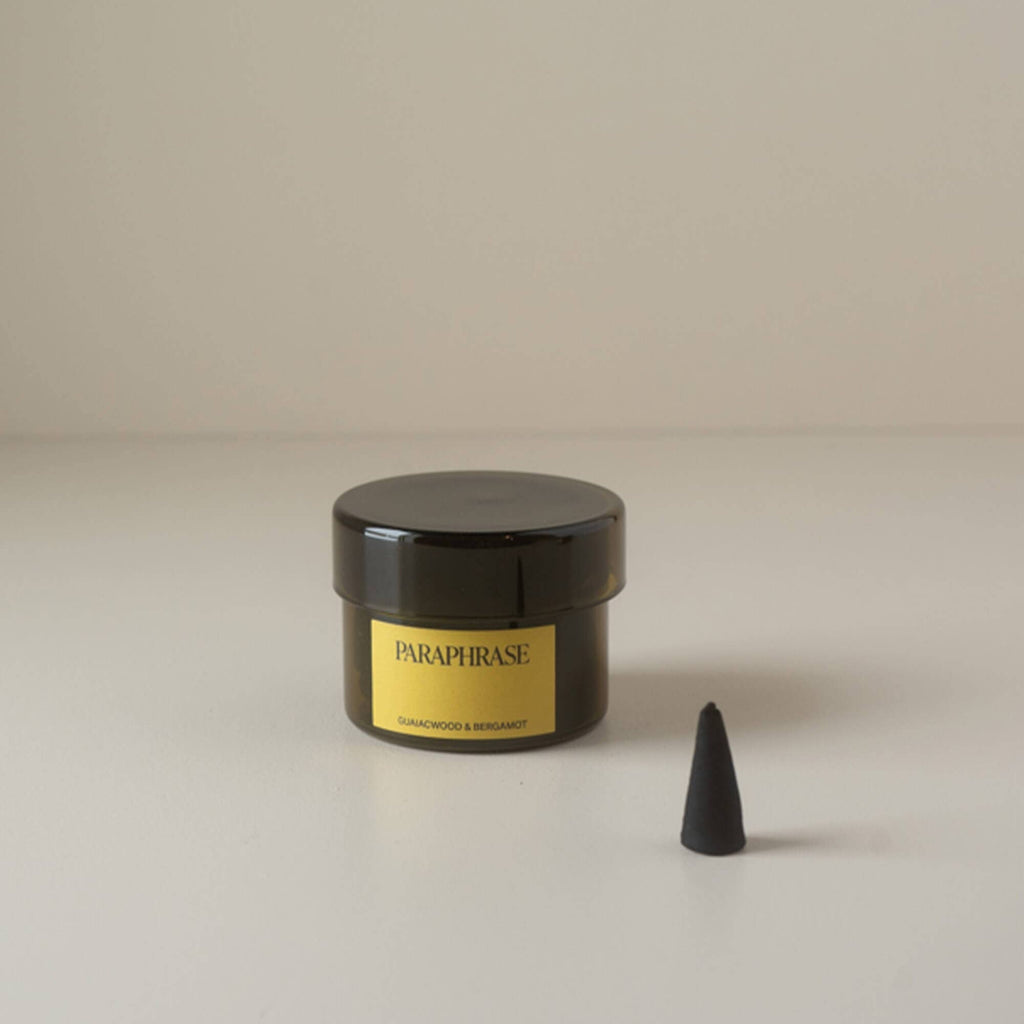 Guiacwood & Bergamot Incense Cones