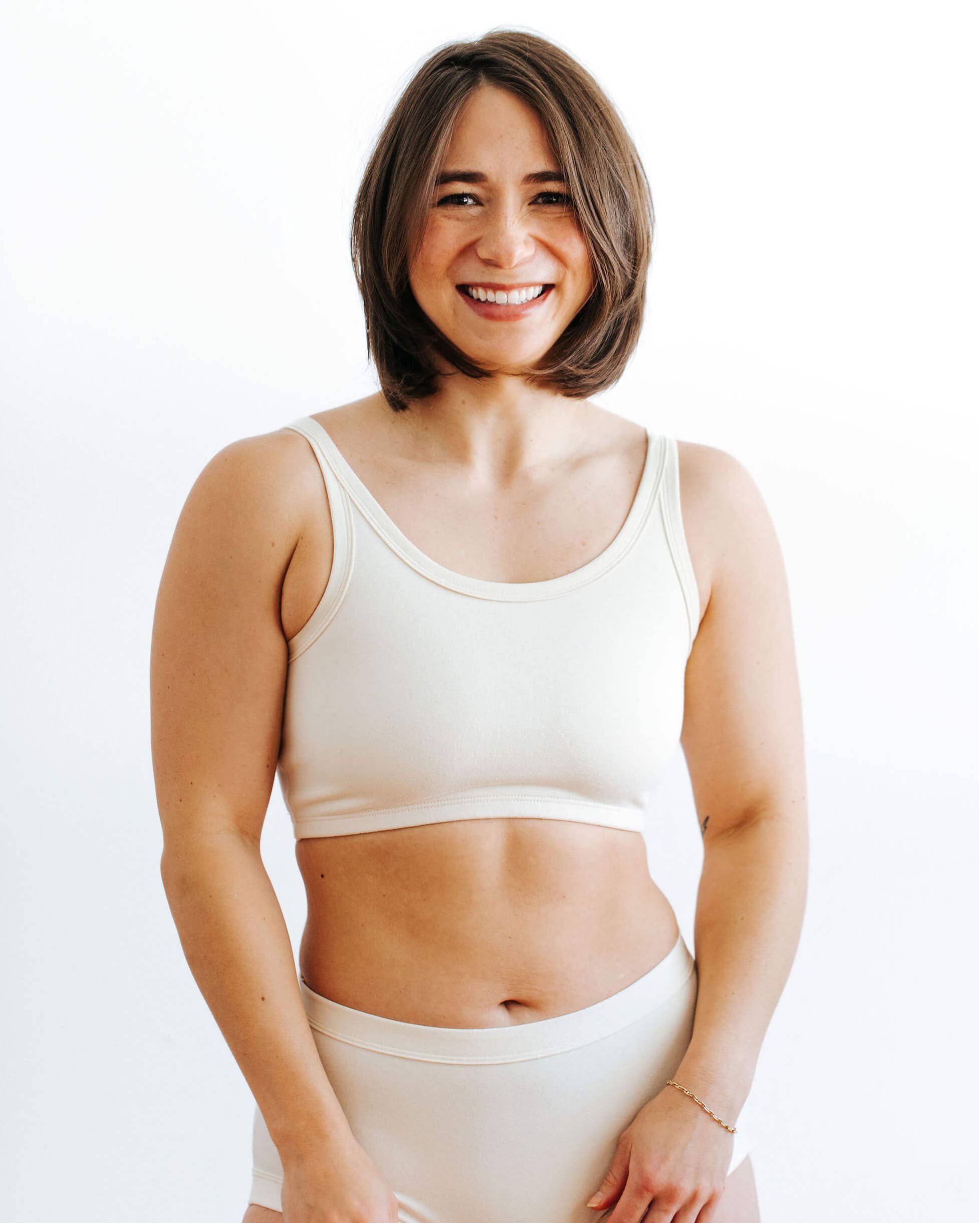 Longline Bra Pickled Green
