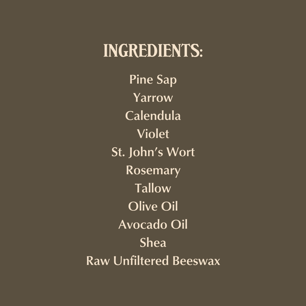Cooling Pine Tallow - First Aide Balm