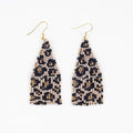 Beaded Leopard Earrings