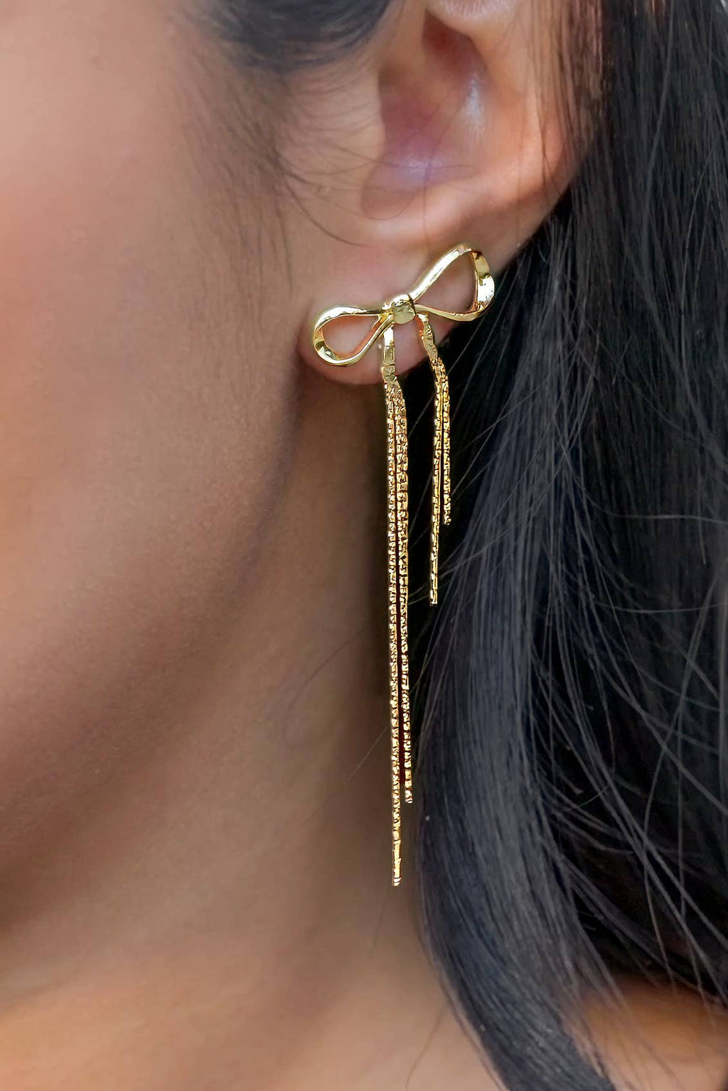 Disco Bow Studs