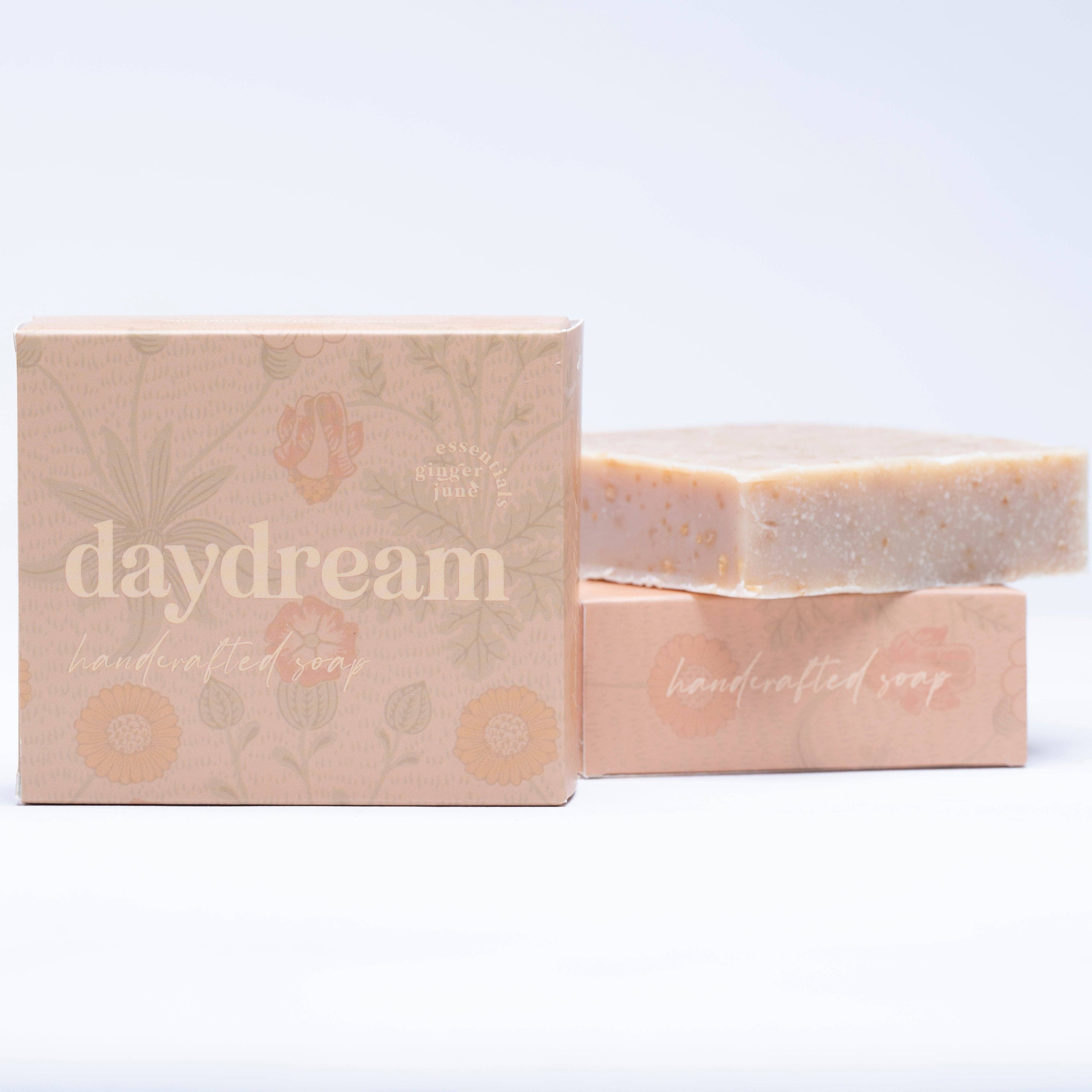 Moisturizing soap • Daydream • made with coconut oil, olive oil, babassu, honey & clay