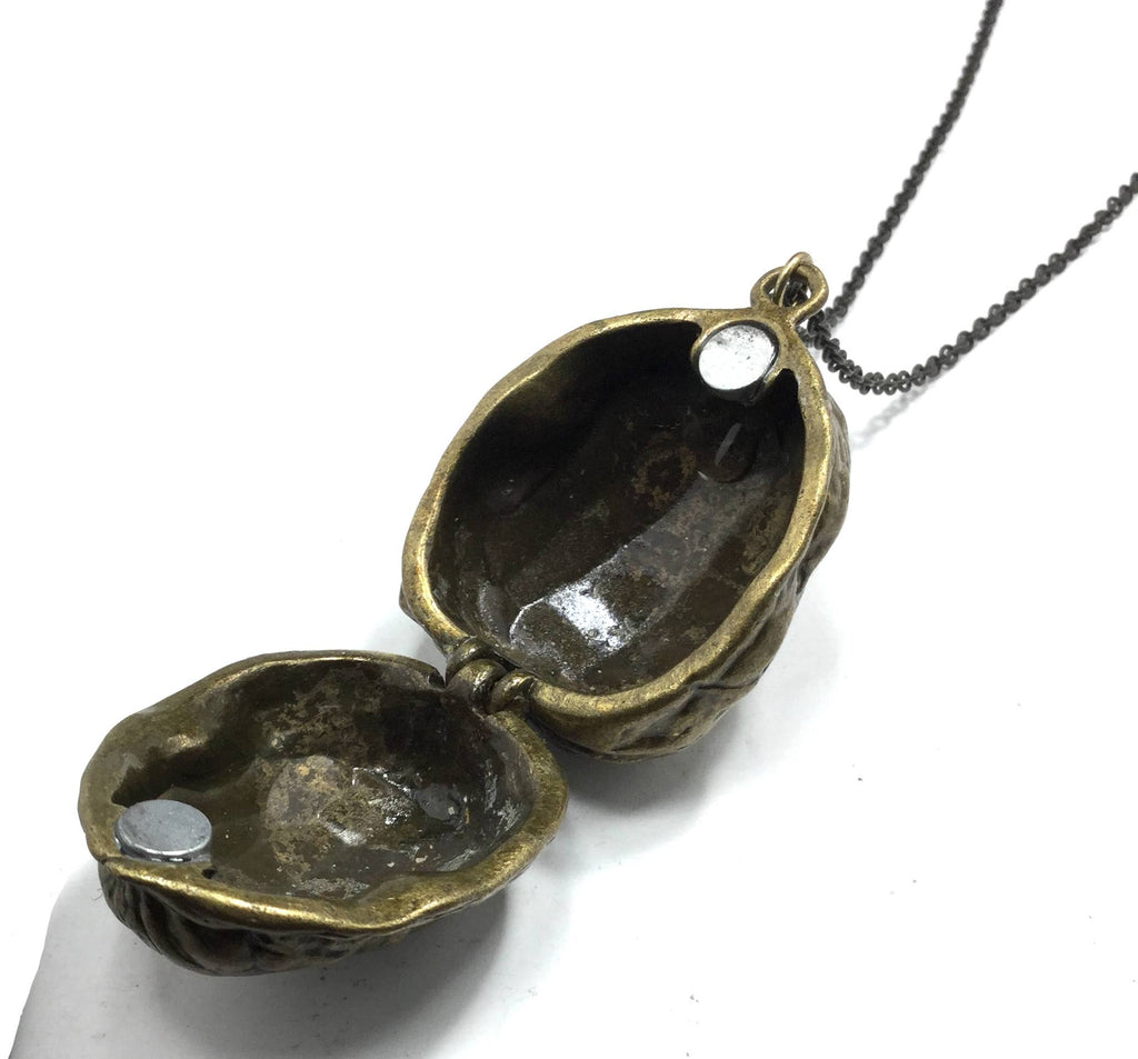 Walnut keepsake necklace