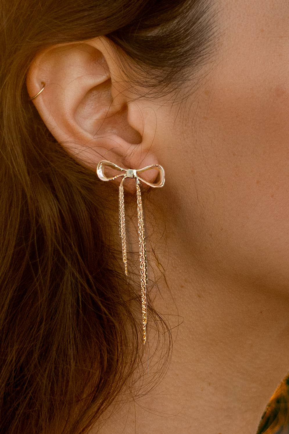 Disco Bow Studs