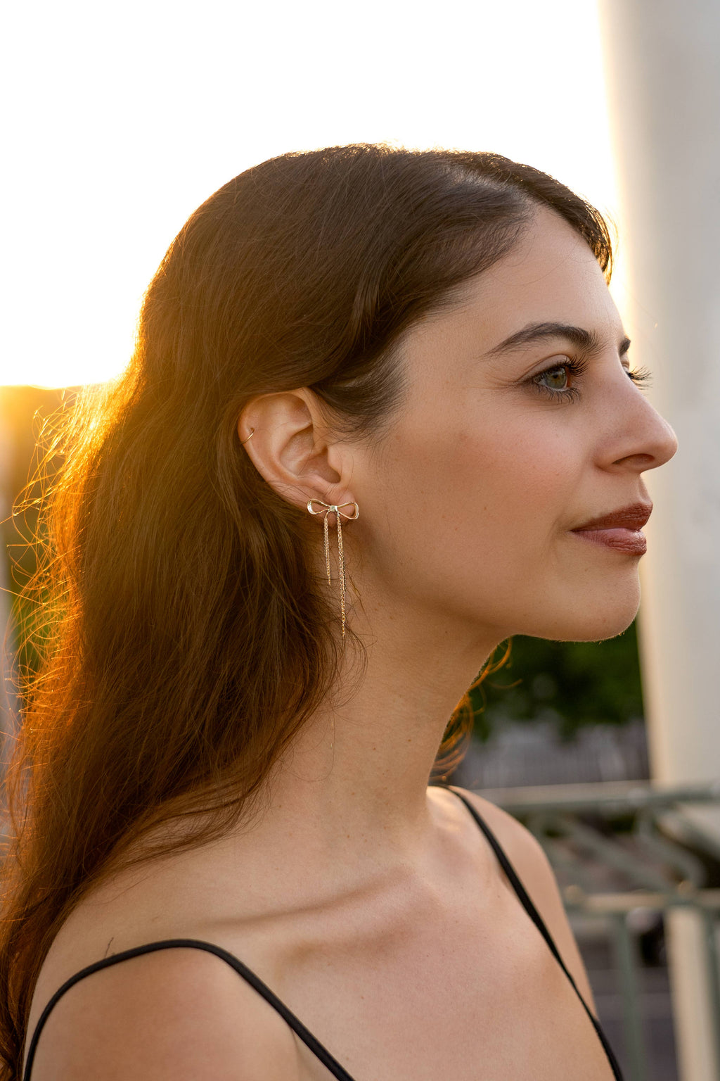 Disco Bow Studs