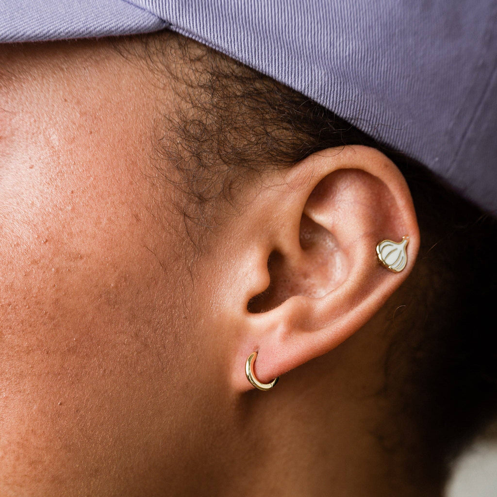 Margot Mini Huggie Hoop Earrings - Gold Plated or Sterling