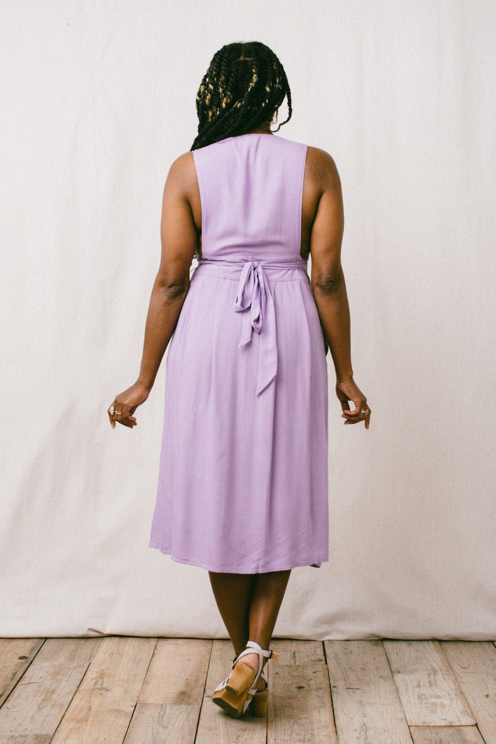 Brigid Jumper in Lilac Challis