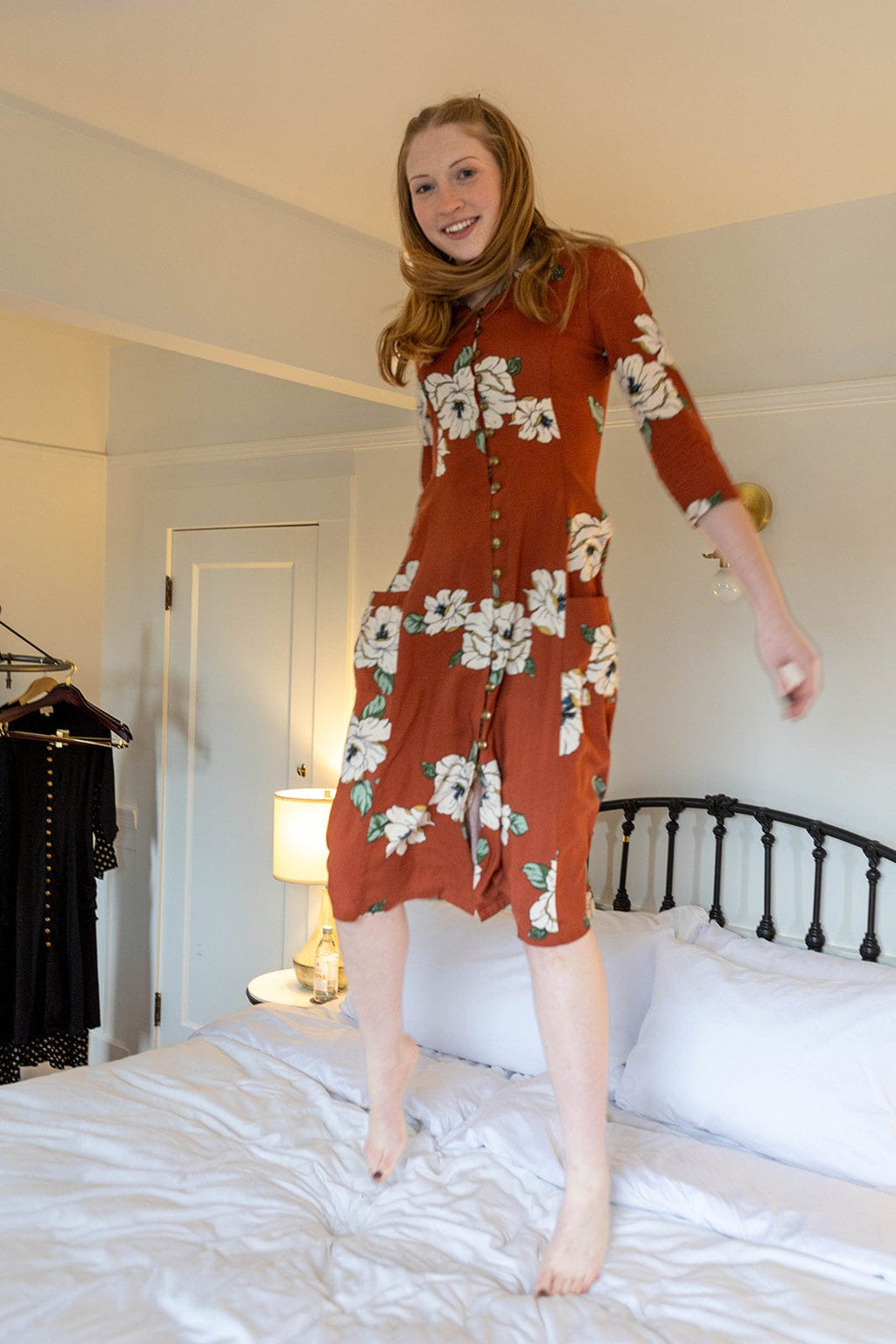 Fiona Dress in Sienna Magnolia