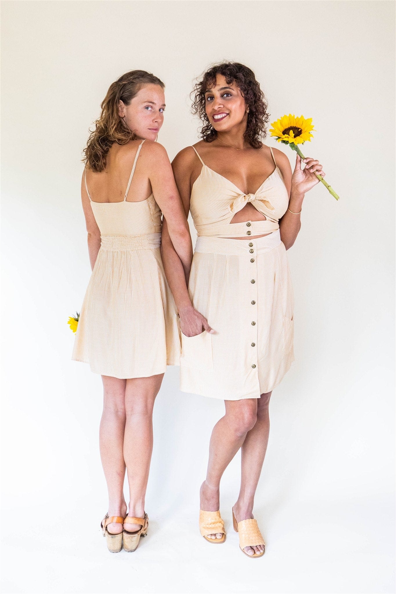 Dee Dee Top in Yellow Stripe