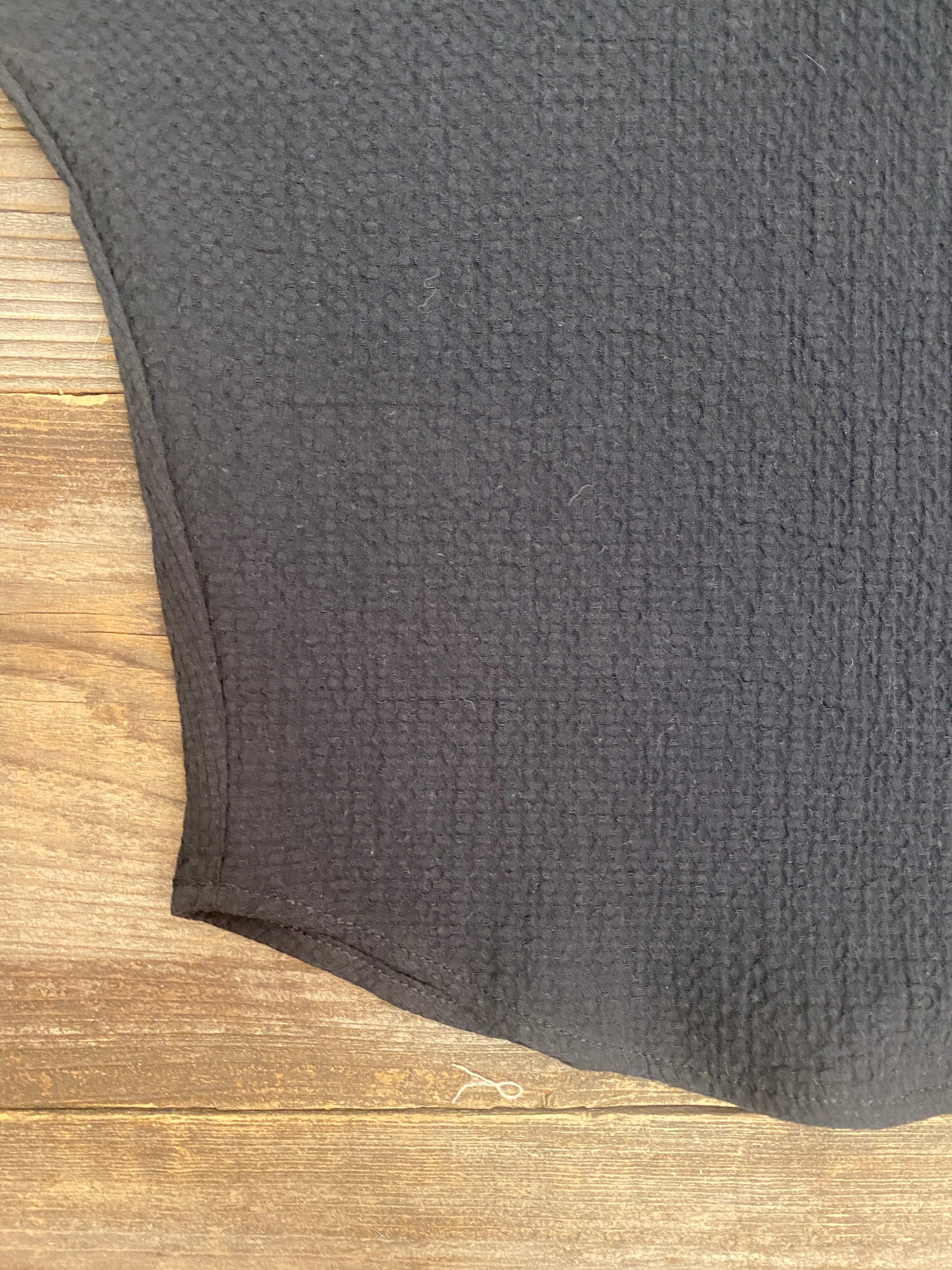 Dolman Top in Black Texture